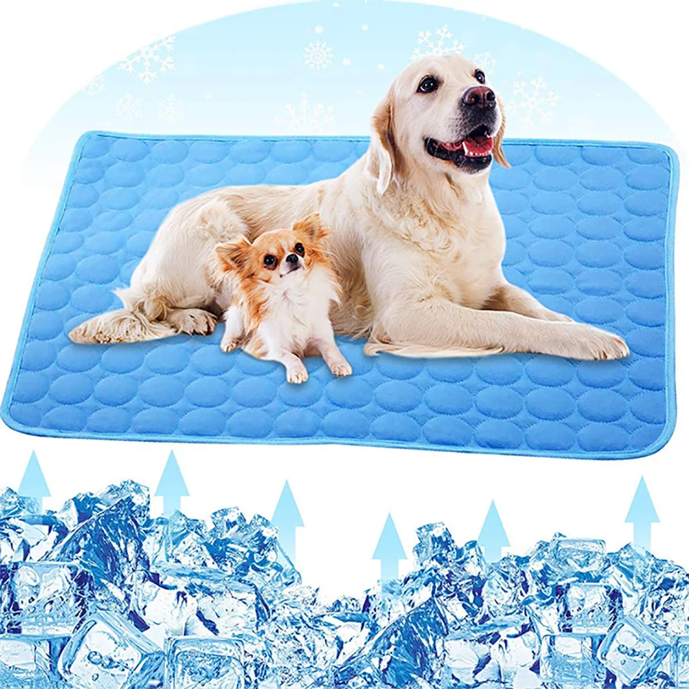 Alfombrilla refrescante para perro y gato, cojín de verano, manta, sofá, de perro lavable, para suelo perro pequeño, mediano y grande|Casas, jaulas y corrales| - AliExpress