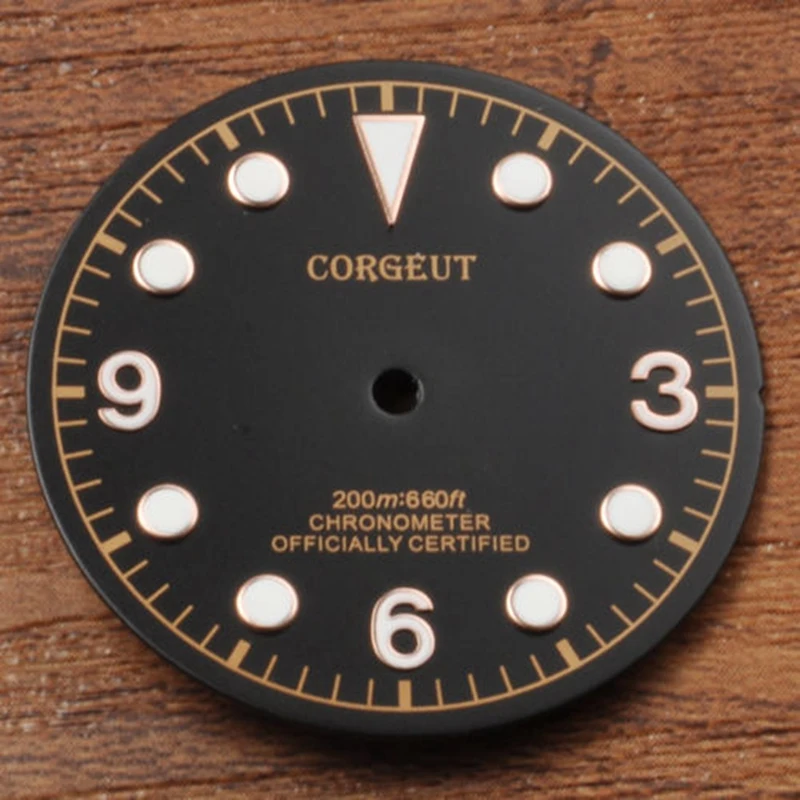 Детали часов, 30,5 мм Циферблат Miyota 8205/8215, Mingzhu DG2813/3804 movement8