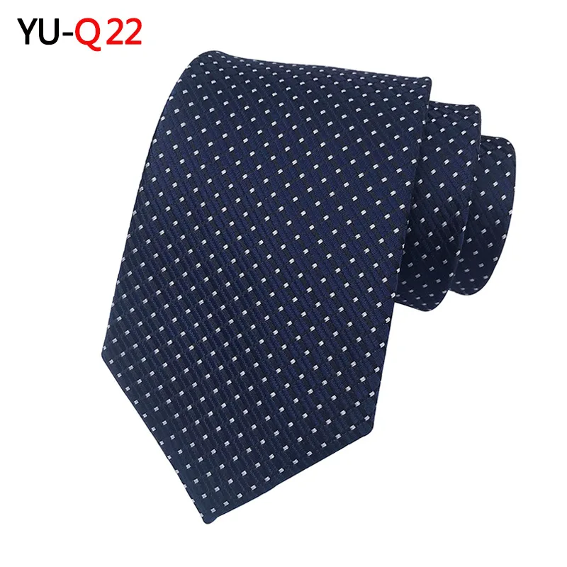YU-Q22 Новинка, деловой мужской галстук, для работы, свадьбы, галстуки, для праздника, вечеринки, праздника, подарки, в полоску, в сетку, модный, официальный, высокое качество - Цвет: YU-Q22