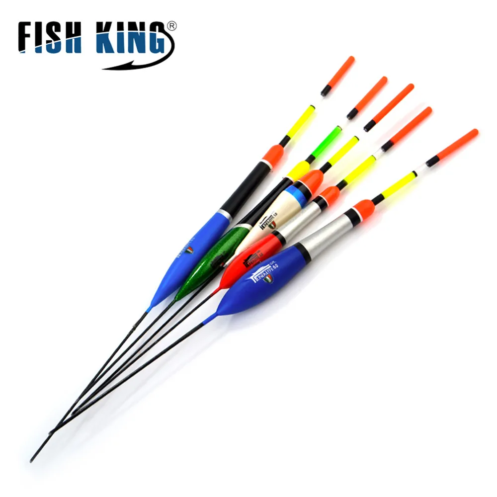 FISH KING Fishing Float Set Flutuador Mix Size Color Carp Fishing Buoy Boia Floats Pesca Tackle 10PCS/lot