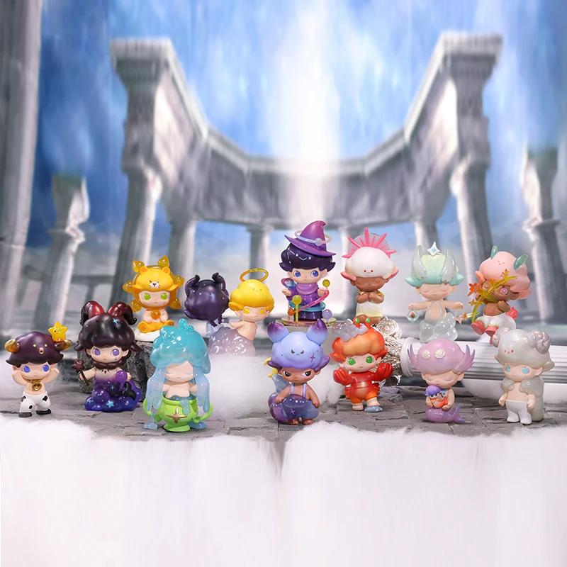 POP MART целая коробка Dimoo Зодиак серия игрушек Фигурка экшн-фигурка подарок на день