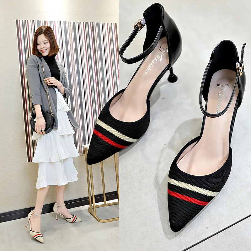 Classic pointed stiletto heels casual toe high heels