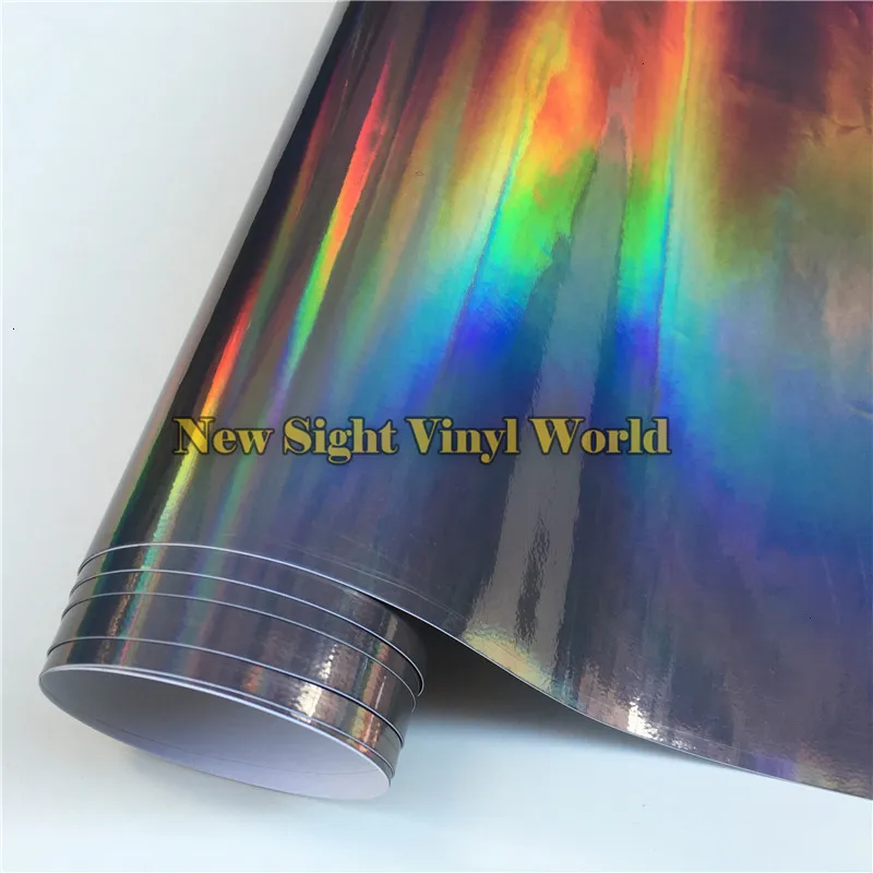 Rainbow-Chrome-Black-Holographic-Vinyl-Wrap (6)