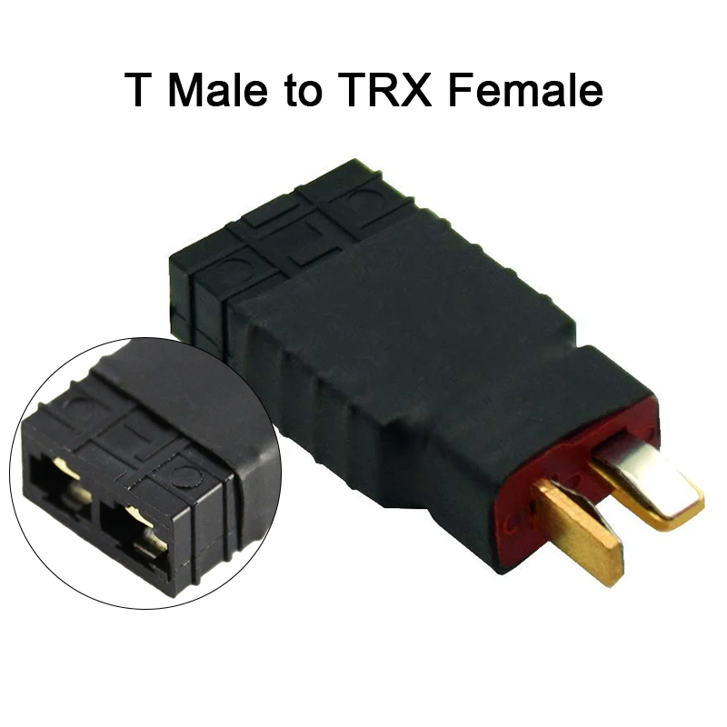 Amass адаптер XT60 к XT90 EC5 EC3 TRX T Deans XT30U гнездовые штекерные разъемы 4,0 мм разъем типа "банан" RC Lipo части управления батареей DIY - Цвет: T Male to TRX