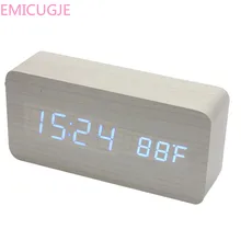 Настольный светодиодный Будильник D3 электронные настольные часы откидные часы masa saati Saat Reloj контроль температуры звуков дисплей