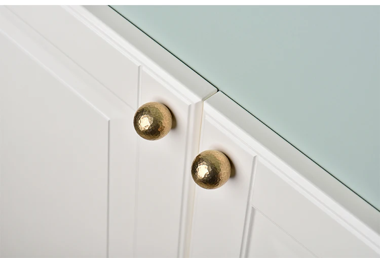 1 шт. золотые латунные круглые дверные ручки и ручки для шкафа мебель шкаф выдвижной ящик ручки