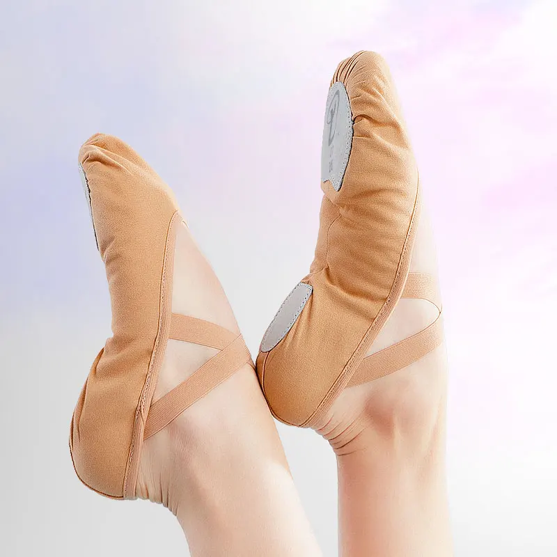 Girls Women Soft Sole Ballet Gymnastics Shoes Canvas Dance Shoes Kids Children Ballet Slippers