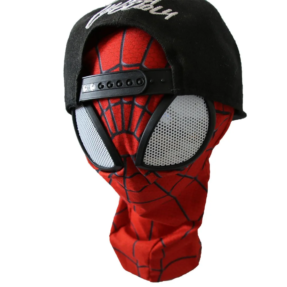3D маска Человека-паука для взрослых, Spider-man линзы, маскарадные костюмы, маски на Хэллоуин