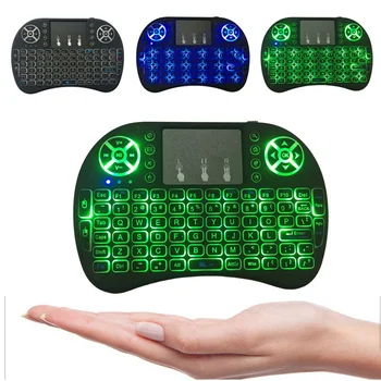 

i8 Backlight Mini Wireless Keyboard 2.4GHz Touchpad Air Mouse Handheld Smart Remote Control for Android TV BOX Laptop PC Backlit