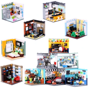 XINGBAO 1401 Genuine Building Series The Living House kitchen Doctors Set Educational building blocks Model Action Toy Kids gift xingbao 01202 1500pcs the new romantic heart set with light usb building block bricks educational toy valentine s day legoingys