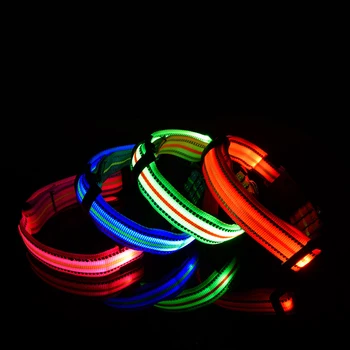 

Waterproof LED Dog Collar Original Magnetic Charging Glowing Collar For Leads LED Pet Product Anti-Lost Dogs Puppies Dog Collars