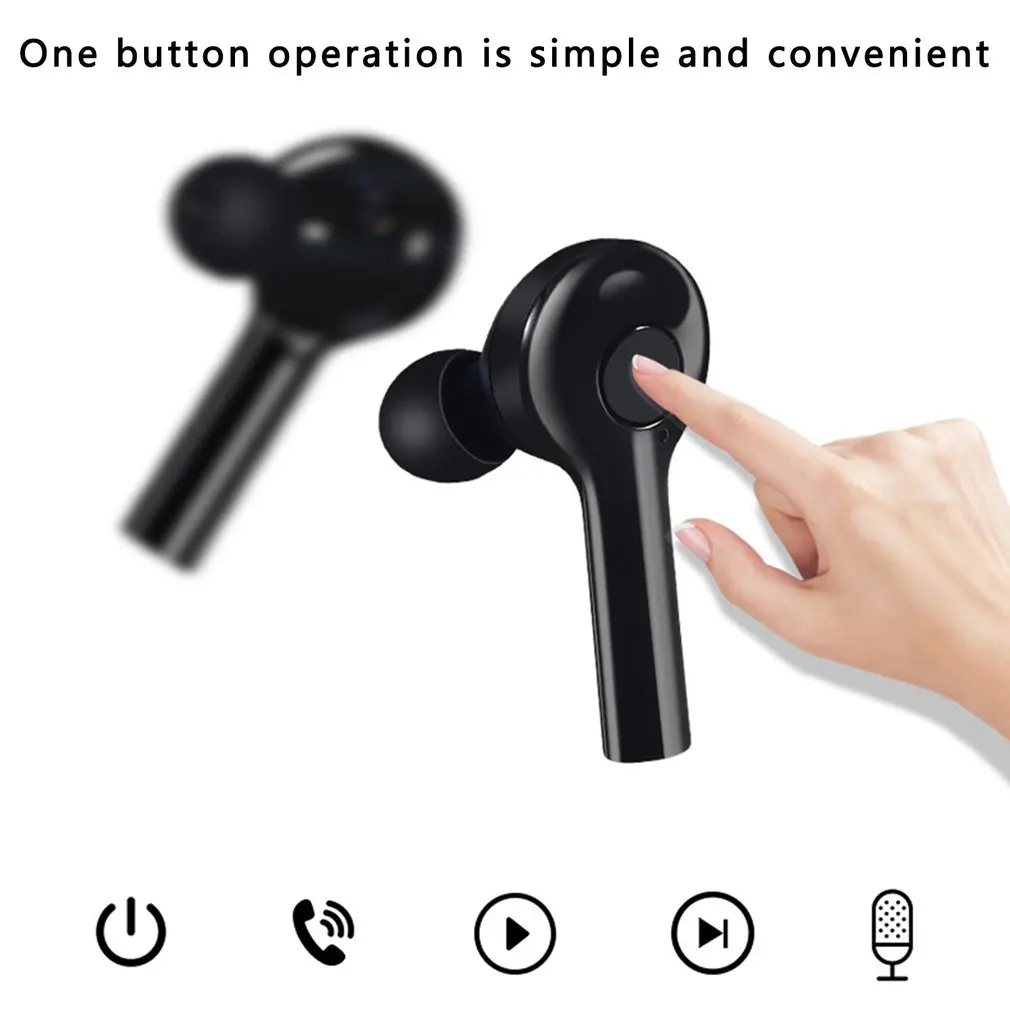 Портативный TW08 Переводные наушники TWS Bluetooth 5 0 стерео беспроводные мгновенный