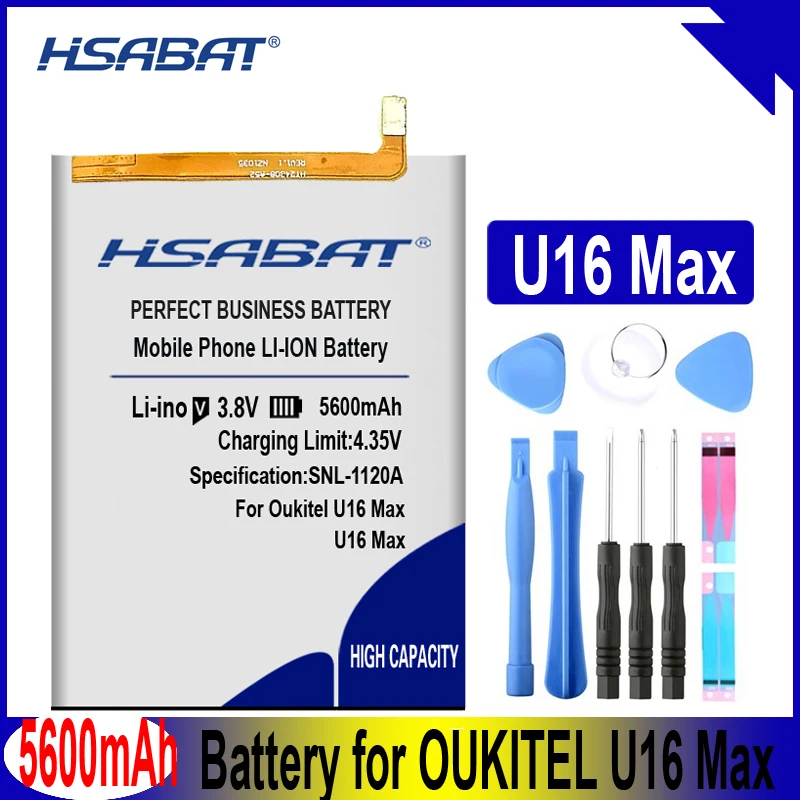 Аккумулятор HSABAT U16 Max 5600 мАч для Oukitel U16 Max