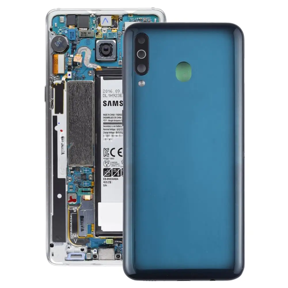 Синий Задняя крышка батареи для Galaxy M30 SM-M305F/DS, SM-M305FN/DS, SM-M305G/DS - Цвет: Синий