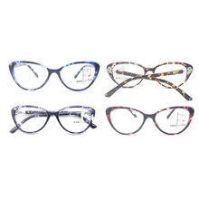 Ретро цветочные очки для чтения кошачий глаз для женщин и мужчин сверхлегкие пресбиопические очки