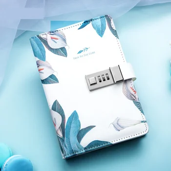 

Advanced notebook plan manager agenda A5 notepad passport lock daily time travel school office timetable stationery