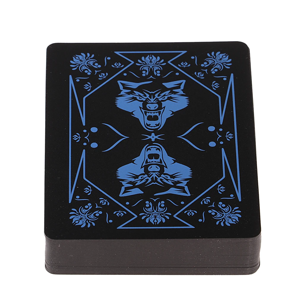 Водонепроницаемый пластиковый ПВХ покер магический реквизит настольная игра игральные карты