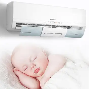 

Anti direct blowing retractable air conditioner wind shield Hanging Air Conditioner Windshield Outlet Shutter Board