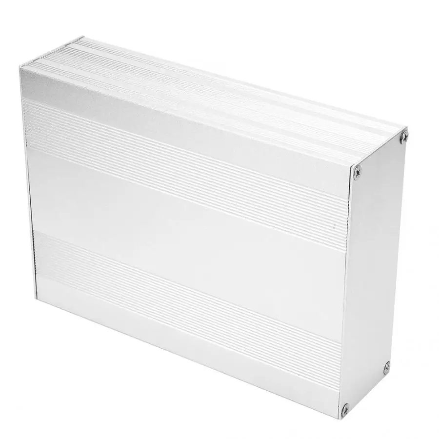 Waterproof Aluminum Enclosure Instrument Cooling Box Electronic Project Case 54*145*200mm