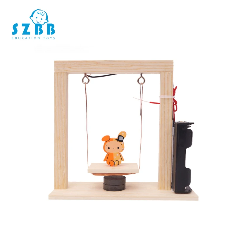 

SZ STEAM Diy Electromagnetic Swing Developing Intellectual STEM Toy Science Experiment Kit kids Lab Set Birthday Gift SZ3351
