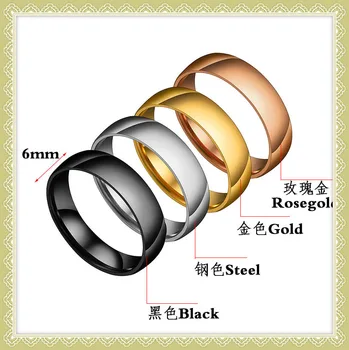 

Europe and America Arc Five-Color Shiny Side Couples Ring Spherical Stainless Steel Custom Ring 2020 Joy Ring
