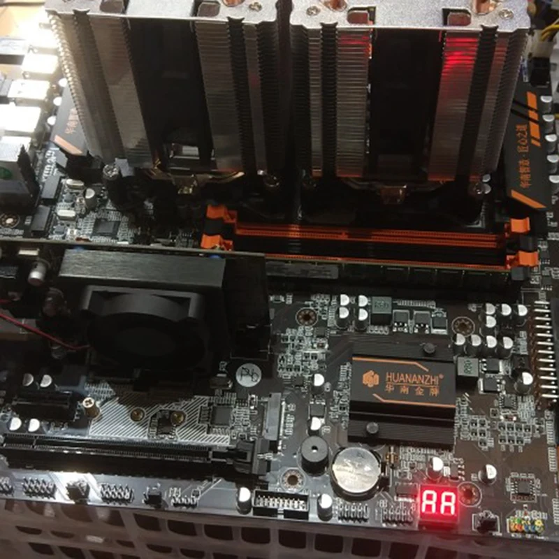 HUANANZHI X79-8D процессор LGA2011 LGA 2011 материнская плата с двойным процессором DDR3 подходит для серверной памяти и серверного процессора