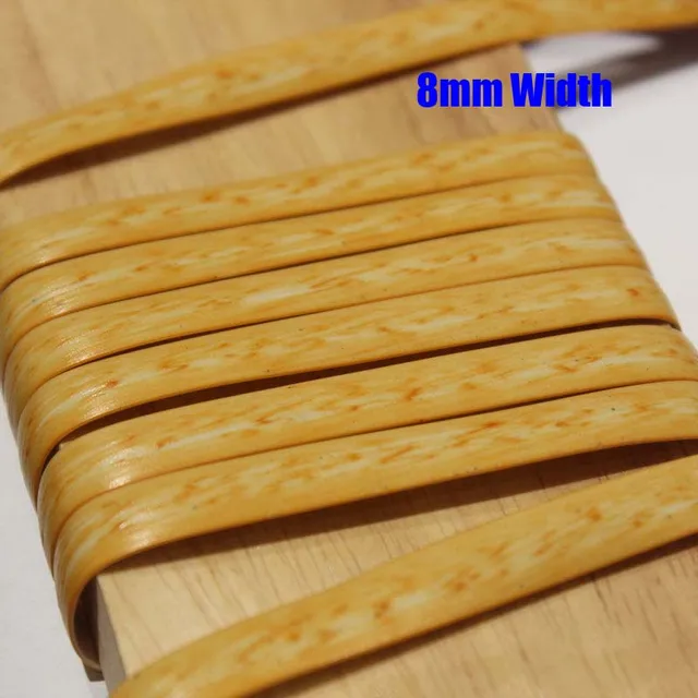 10 Meters PE Gradient Flat Synthetic Rattan Material Roll Handmade Weaving Rope Repair Furniture Bed Sofa Chair Table Basket 10