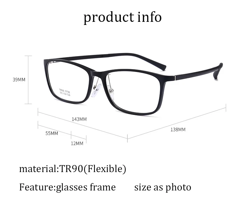 Ультралегкие оптические очки, оправа для мужчин и женщин TR90, оптические очки по рецепту, оправы для очков, очки, очки оптика