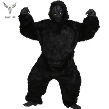 

WayLike Halloween Mask prop ape gorilla Costume Adult Party Costume Mask horror Carnival Cosplay party props
