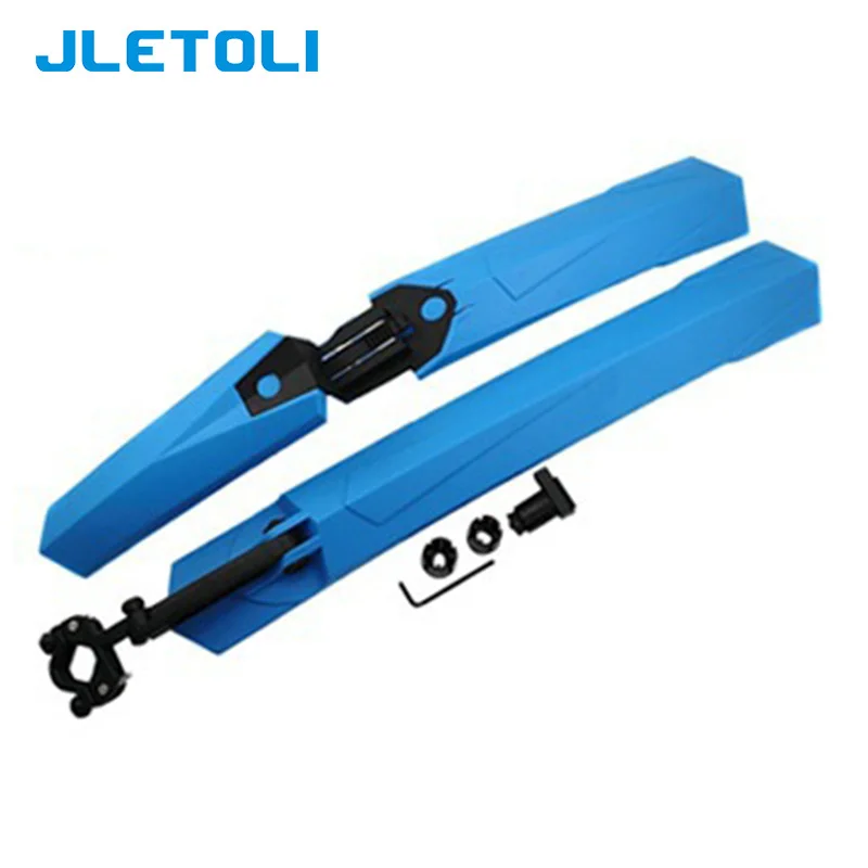 Blue JLETOLI велосипедный брызговик велосипедные крылья горный велосипед Передняя Задняя шина крыло брызговики велосипедные Крылья запчасти для велосипеда - Цвет: Blue