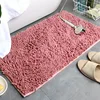 Large Size Chenille Bathroom Mat  Bath Carpest Bathtub Bed Side Feet Pad Toilet Floor Rugs Kitchen Doormat Non-slip Solid Color 3