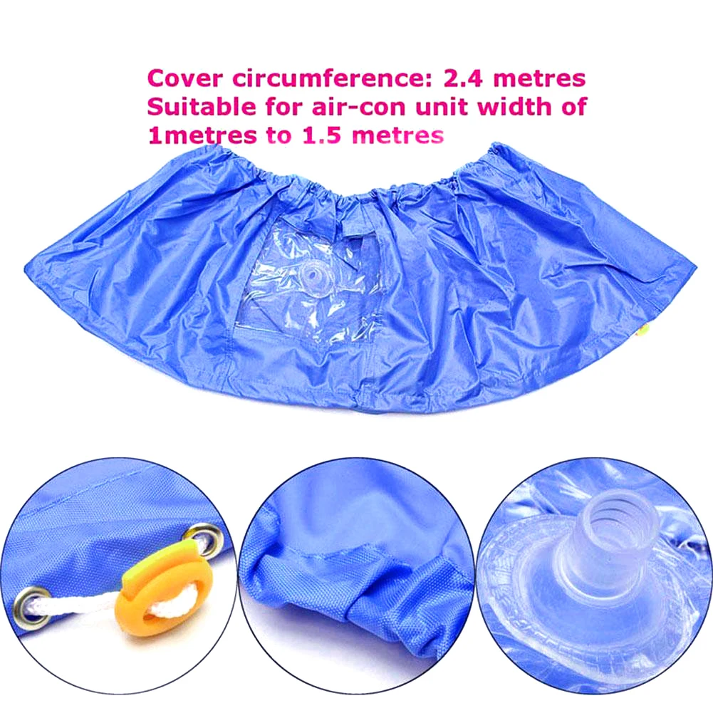Waterproof Air Conditioner Washing Cleaning Cover Anti-Dust Sleeve Protector Bag