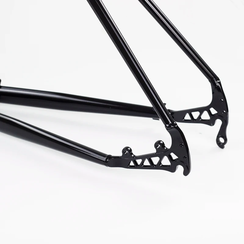 CR-MO сталь 2" Touring Frameset циклокросс 26er рама вилка дисковый тормоз классический нагревательный обработанный хром велосипедные рамы