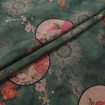 

Tuanmei 46 serenade scoped cheongsam dress mulberry Silk fabric