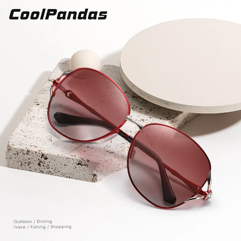 CoolPandas новые модные поляризованные солнцезащитные очки для женщин 2020