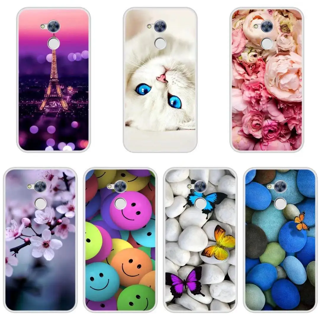 Чехол для телефона Huawei Honor 6A 6X 6C Pro мягкий силиконовый чехол из ТПУ с изображением