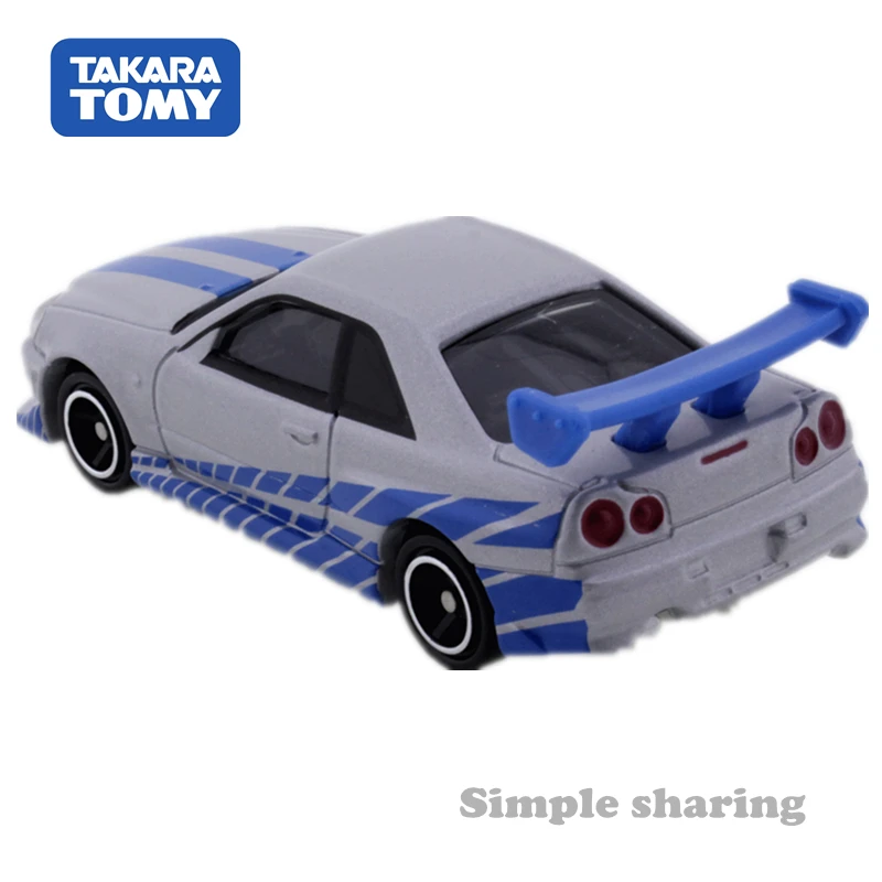 Takara tomy tomica nissan BNR34 Форсаж skyline gtr № 150 Горячая популярная миниатюрная Игрушечная модель автомобиля литая под давлением забавные детские куклы