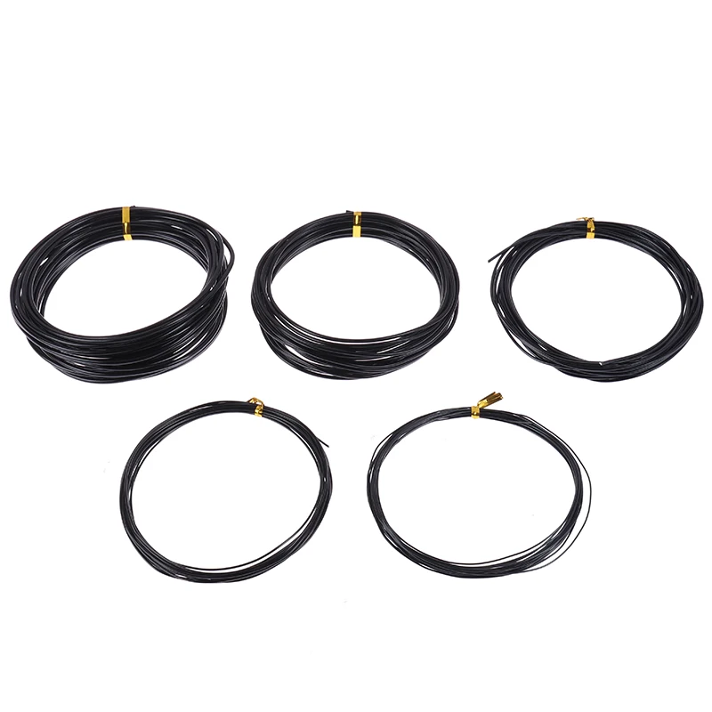 Bonsai Wires Anodized Aluminum Bonsai Training Wire With 5 Sizes 1.0 Mm 1.5 Mm 2.0 Mm 2.5mm .3mm Total 5m bonsai wire