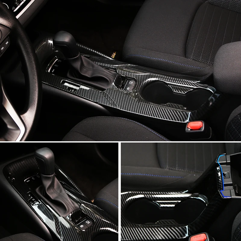 

LHD! For Toyota Corolla E210 2018 2019 Automatic / Mannual Transmission Gear Box Panel Water Cup Holder Cover Trim Car Styling