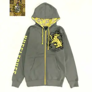 

HARRY HUFFLEPUFF HOODIE Unisex Badger XS S XL 2XL Harajuku Style Sweatshirt Cap Hoodie