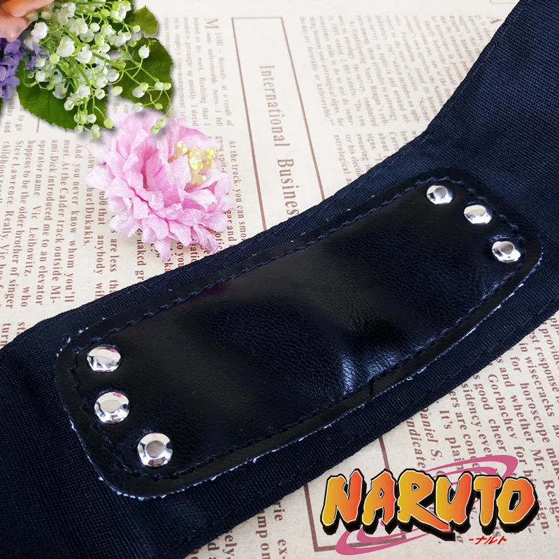 Naruto diadema Cosplay de Anime de Japón Logotipo de Metal chapado en oro casco Protector para frente Cosplay Halloween fiesta de cumpleaños sombrero - Imagen 4