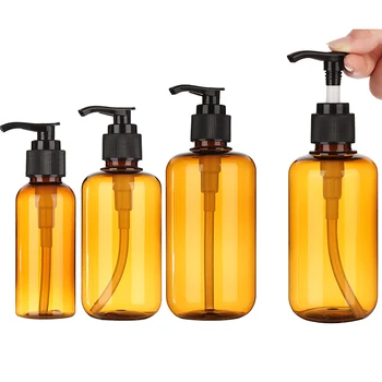 

100/200/300ML Clear Plastic Bottle Soap Dispenser Liquid Soap Whipped Points Shampoo Lotion Shower Gel Lotion Empty Bottles