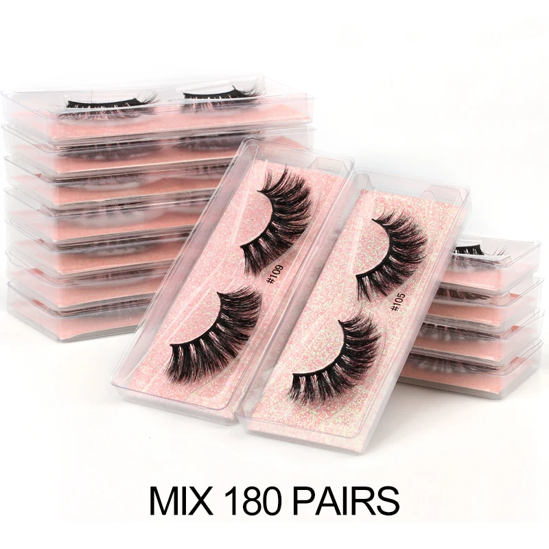 180 PAIRS PINK