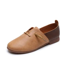 Красивые туфли-оксфорды; женские повседневные лоферы на плоской подошве; балетки; кожаные мокасины; сезон весна-лето; мокасины; zapatos mujer