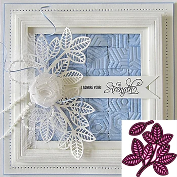

Green leaf metal cutting die new paper jam handicraft photo album embossing die DIY knife die cutting style
