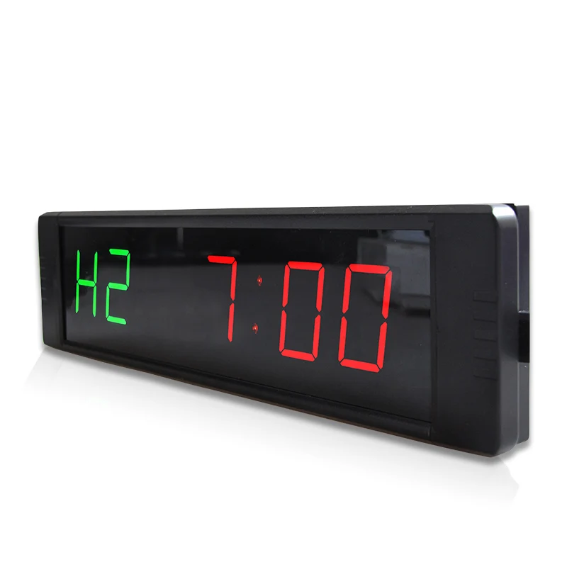 LED programables Timer Clock cronómetro digital for fitness crossfit Tabata Gym 