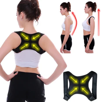

Adjustable Posture Correction Relief Back Pain Clavicle Spine Shoulder Support Brace Treatment of Humpback Adult Children B14