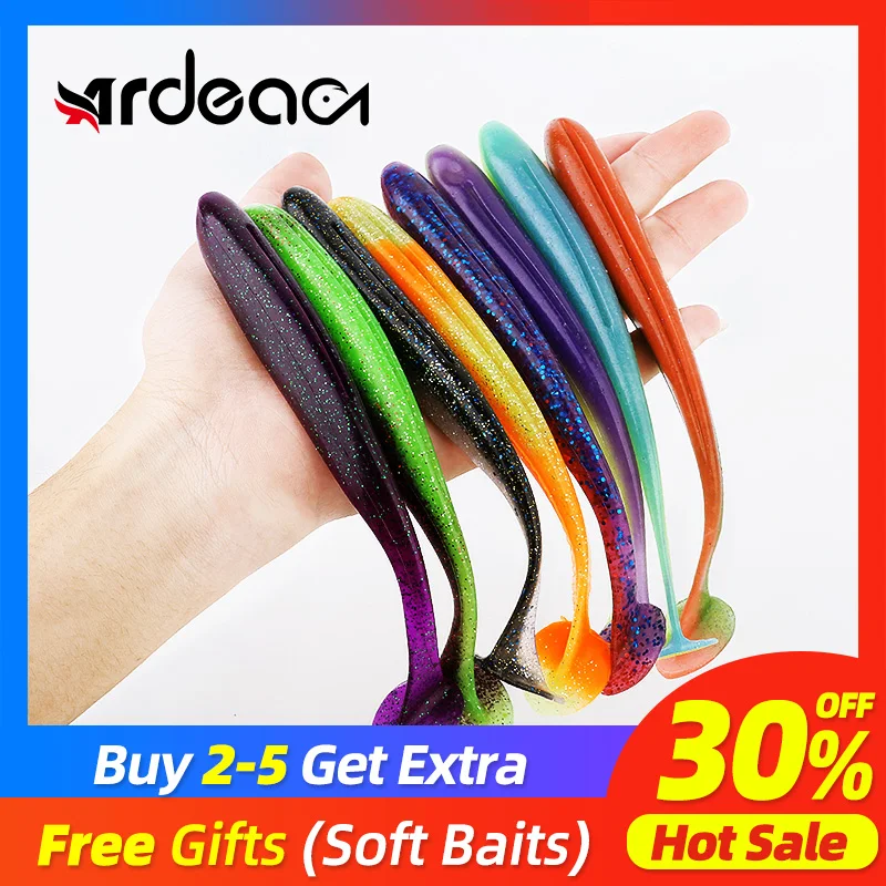 Рыболовная приманка Ardae Easy Shiner 110 мм воблер с Т-образным хвостом силиконовая
