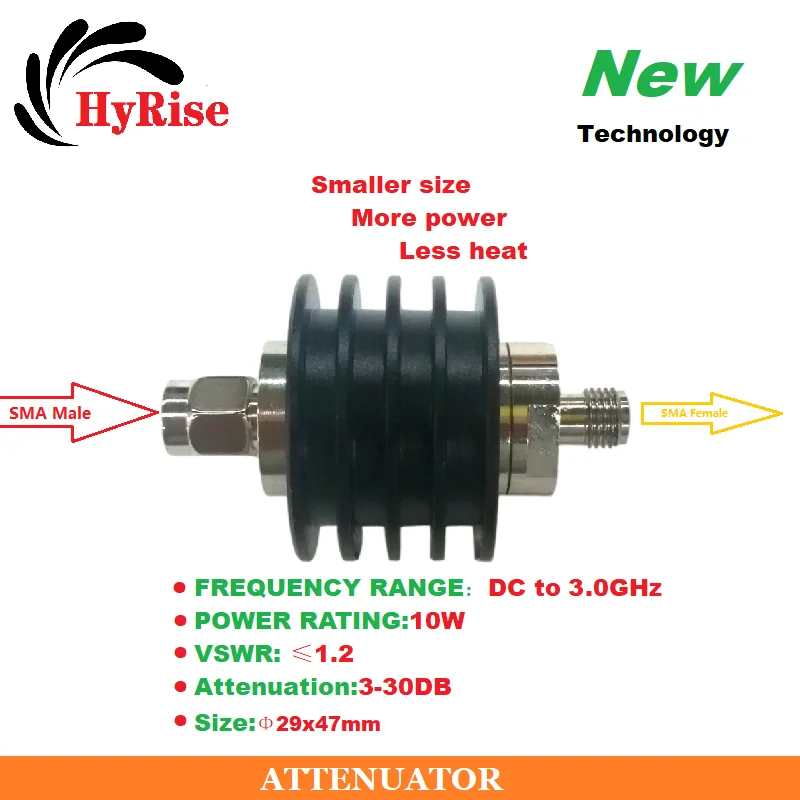 Dämpfungsglied 3dB N-Typ - Koaxial Dämpfer DC-3GHz 2W Für Labor