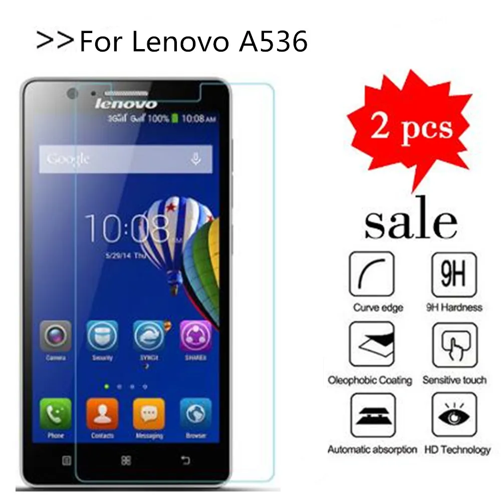 Закаленное стекло 9H для Lenovo A536 оригинальная Высококачественная защитная пленка